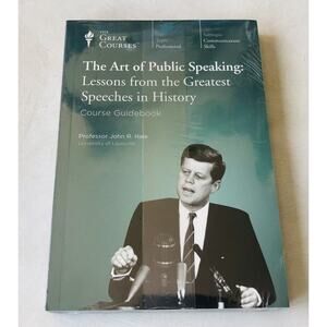 2010 Great Courses Art of Public Speaking Speech Delivery New Sealed DVD & Book